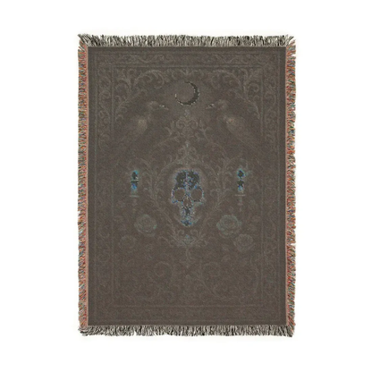 Gothic Realm™ Midnight Rose Blanket